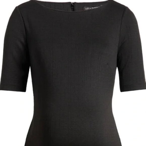 A Pea In The Pod Textured Black Maternity Dress size M - Picture 2 of 15